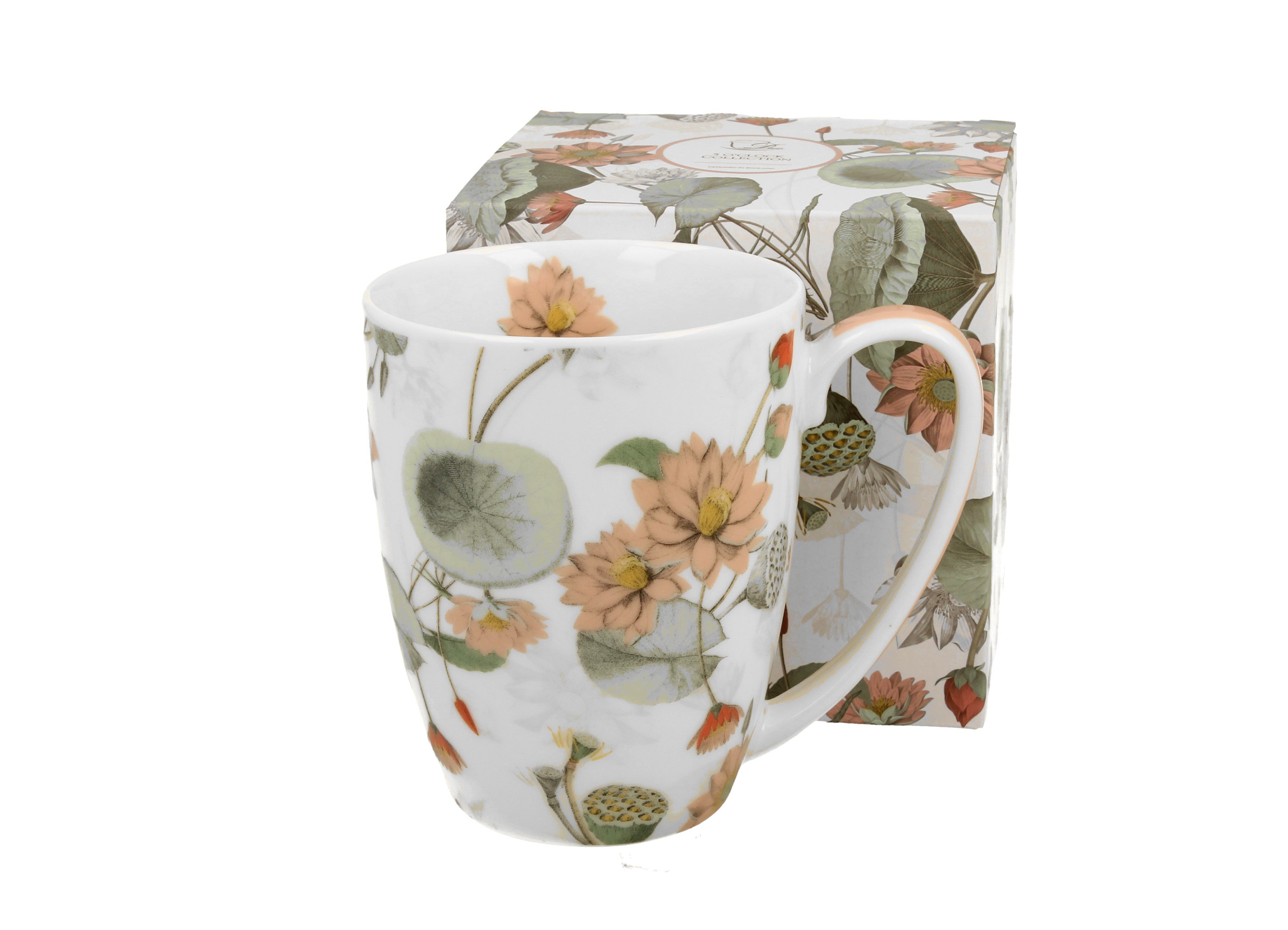 Cana portelan 400 ml, Ivonne, multicolor - Victoria home deco