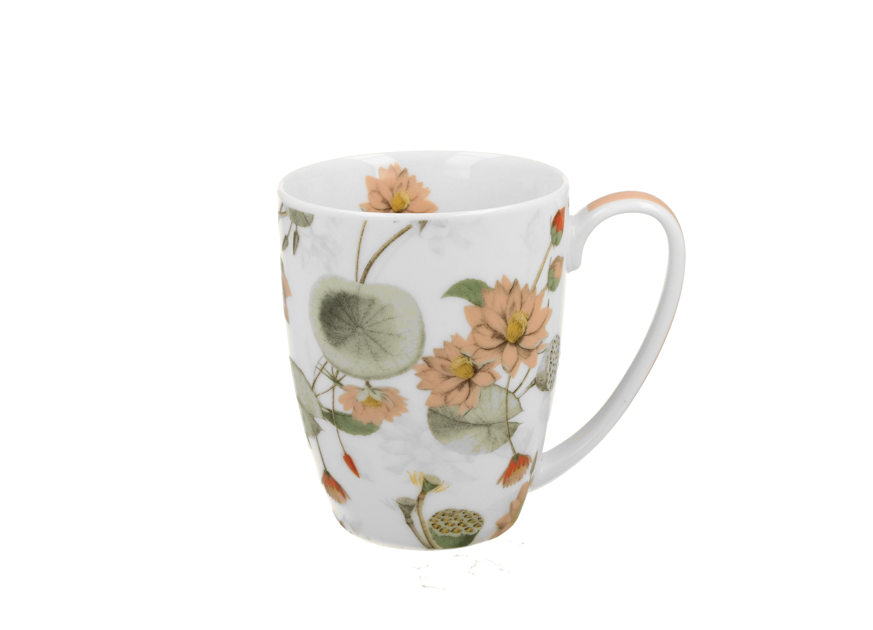 Cana portelan 400 ml, Ivonne, multicolor - Victoria home deco