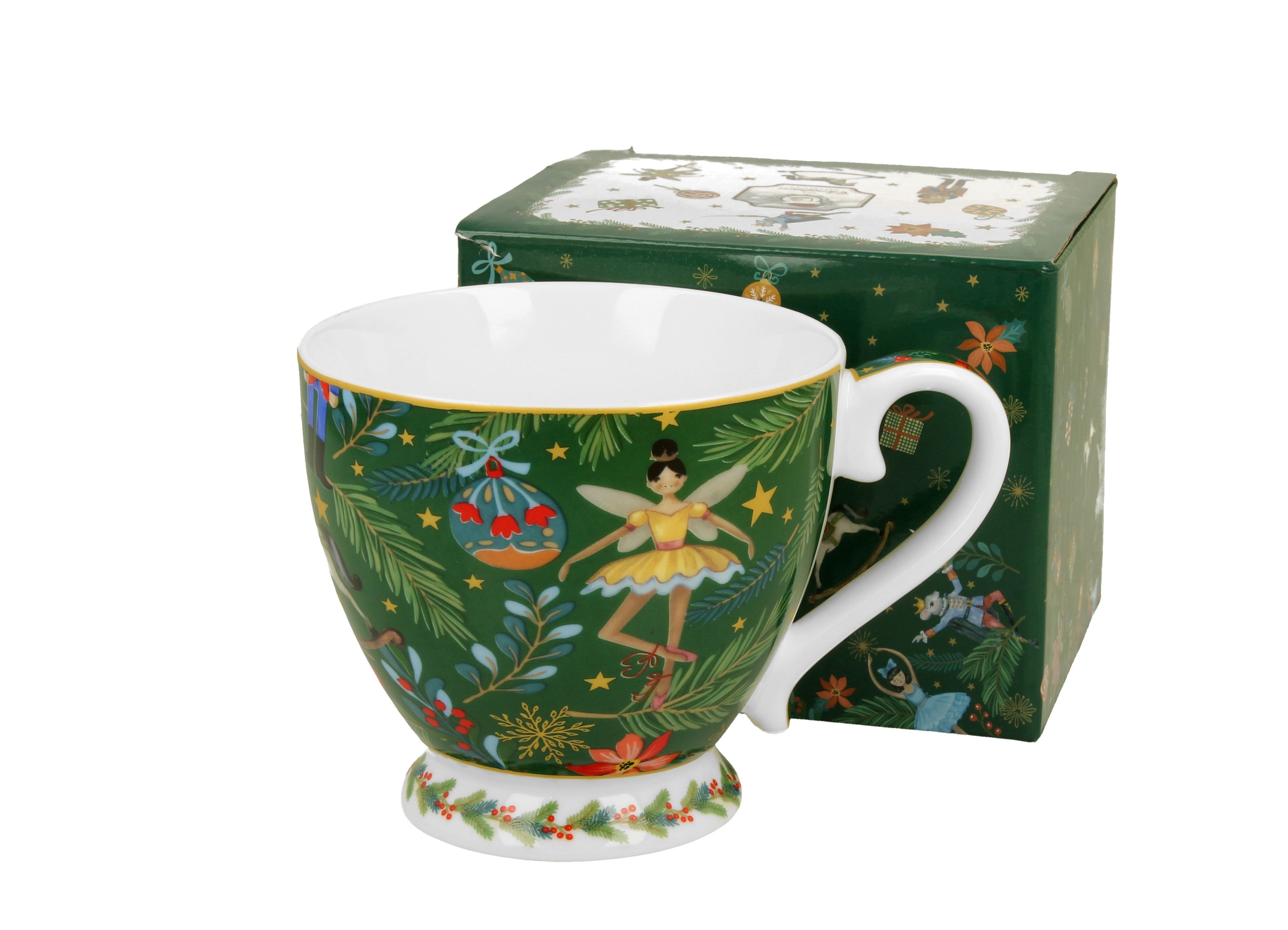 Cana cu picior Spiritul Xmas,400 ML - Victoria home deco