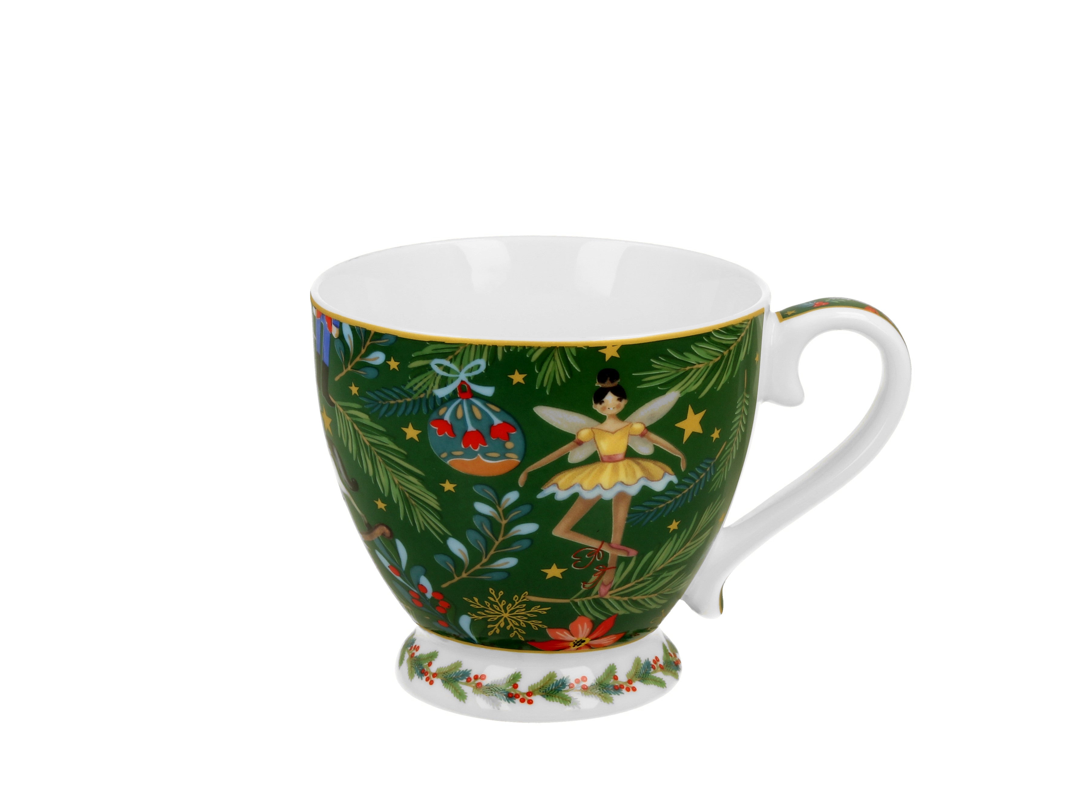 Cana cu picior Spiritul Xmas,400 ML - Victoria home deco