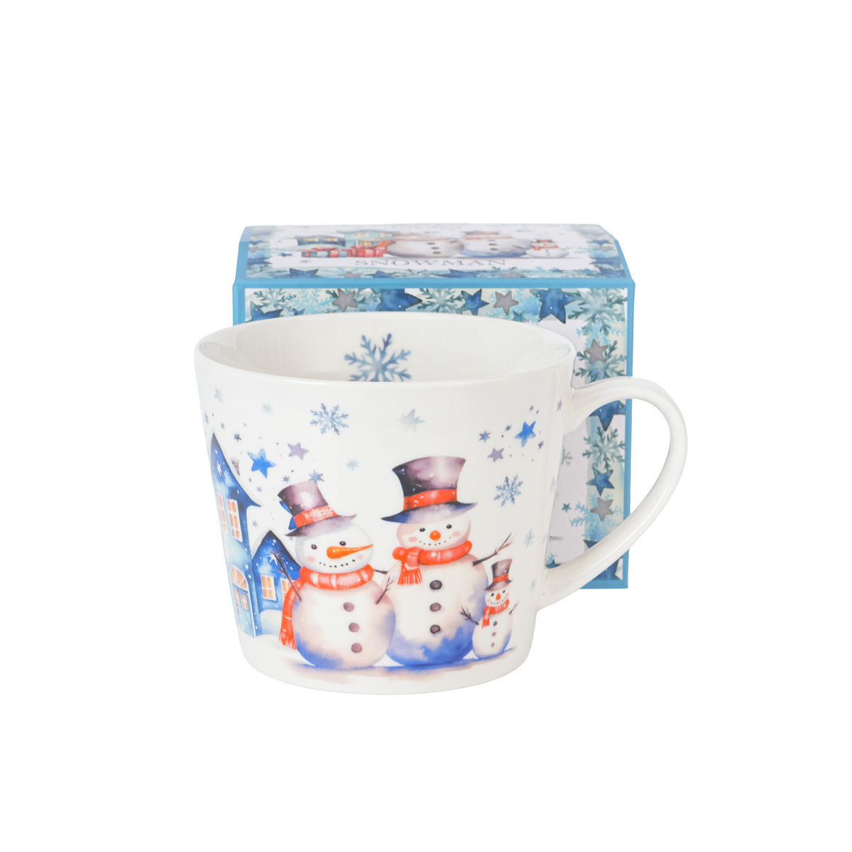 Cana dreapta, Duo, de Craciun, Snowman, 600 ml