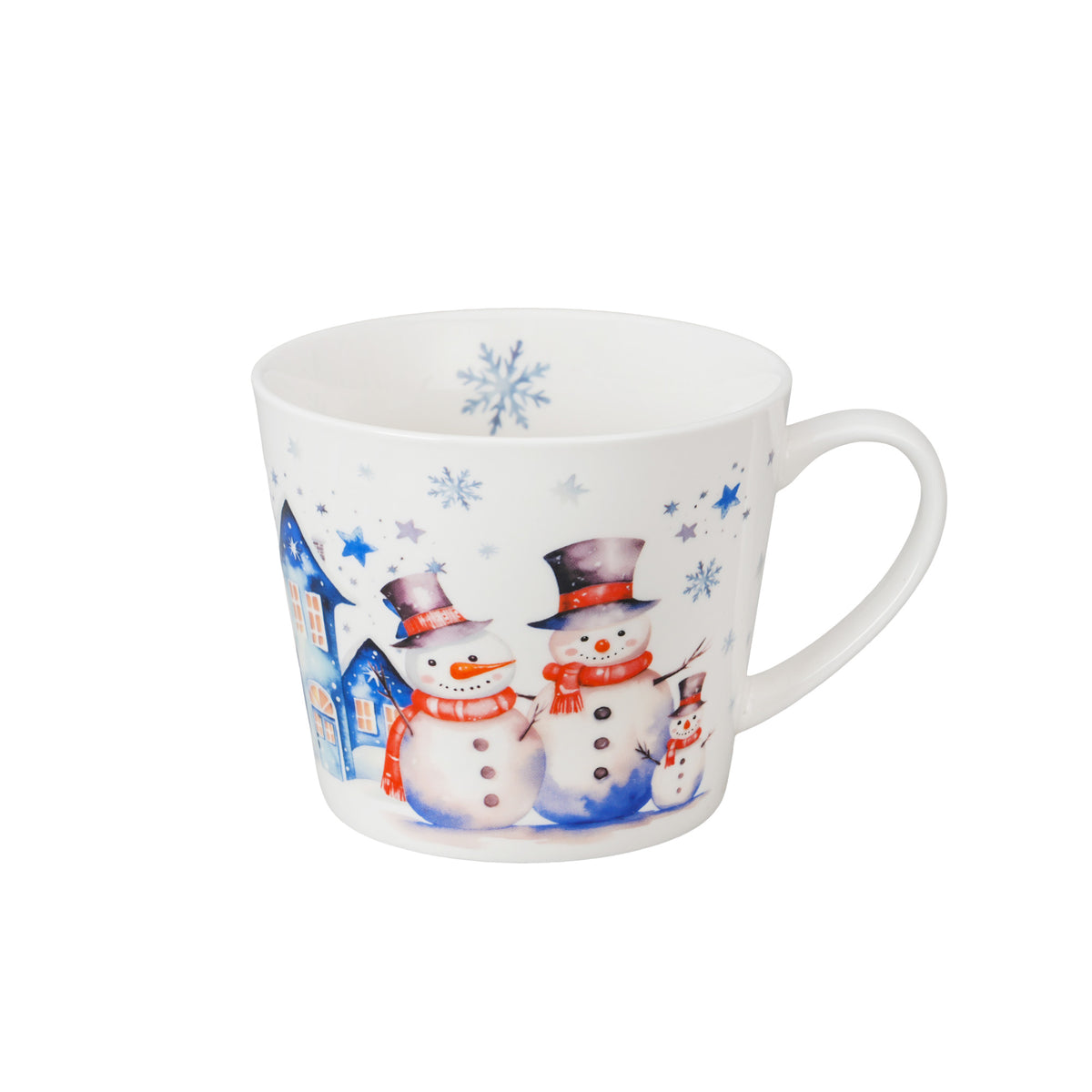 Cana dreapta, Duo, de Craciun, Snowman, 600 ml