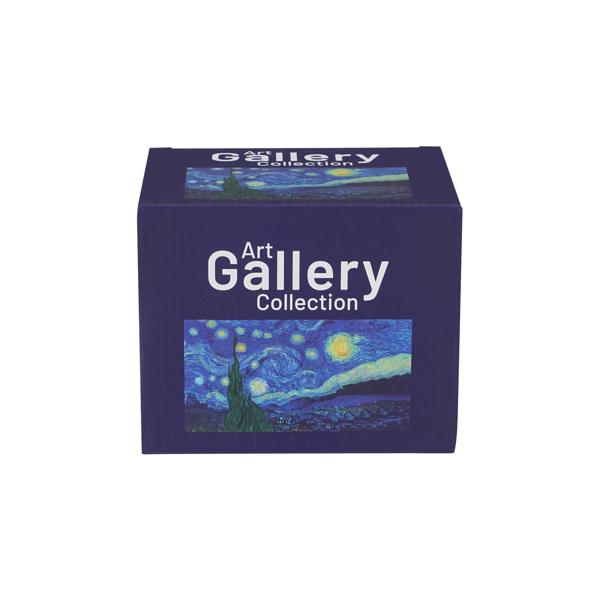 Cană de sticlă STARRY NIGHT inspirată de Van Gogh, 530 ml