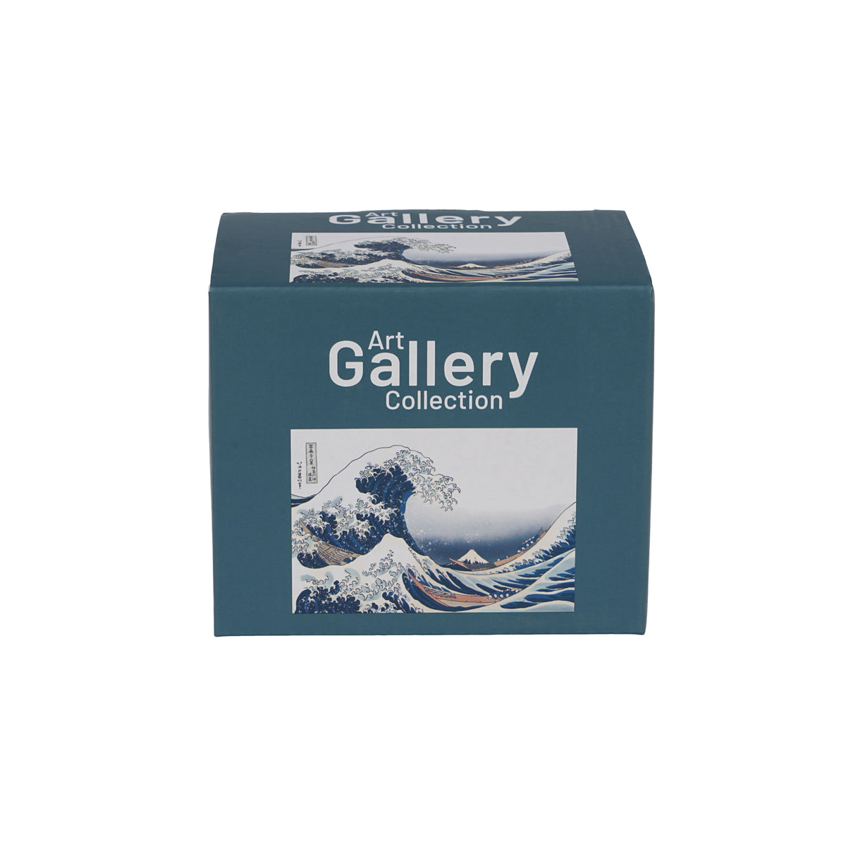 Cana de sticla, MARELE VAL inspirata de HOKUSAI, 350 ml
