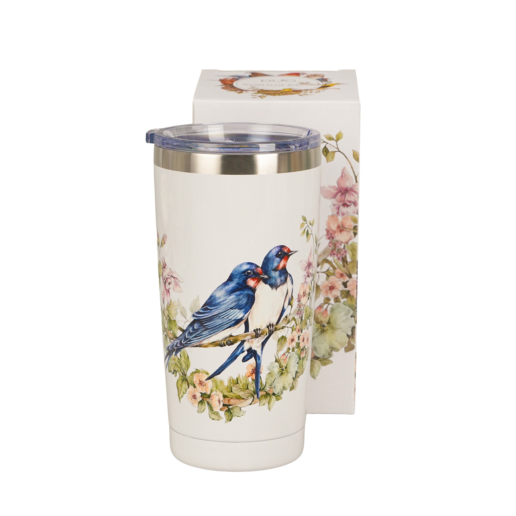 Cana termică simplă  Bird World SWALLOWS, 600 ml, otel inoxidabil