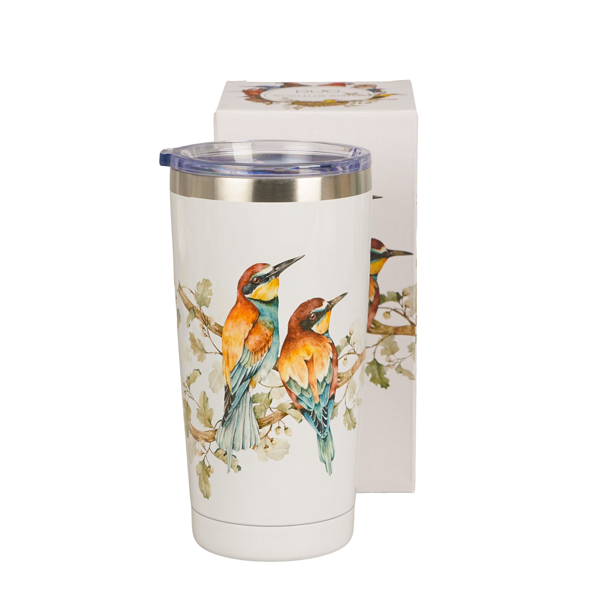 Cană termică dreaptă Bird's World GOLDEN ORIOLE, 600 ml