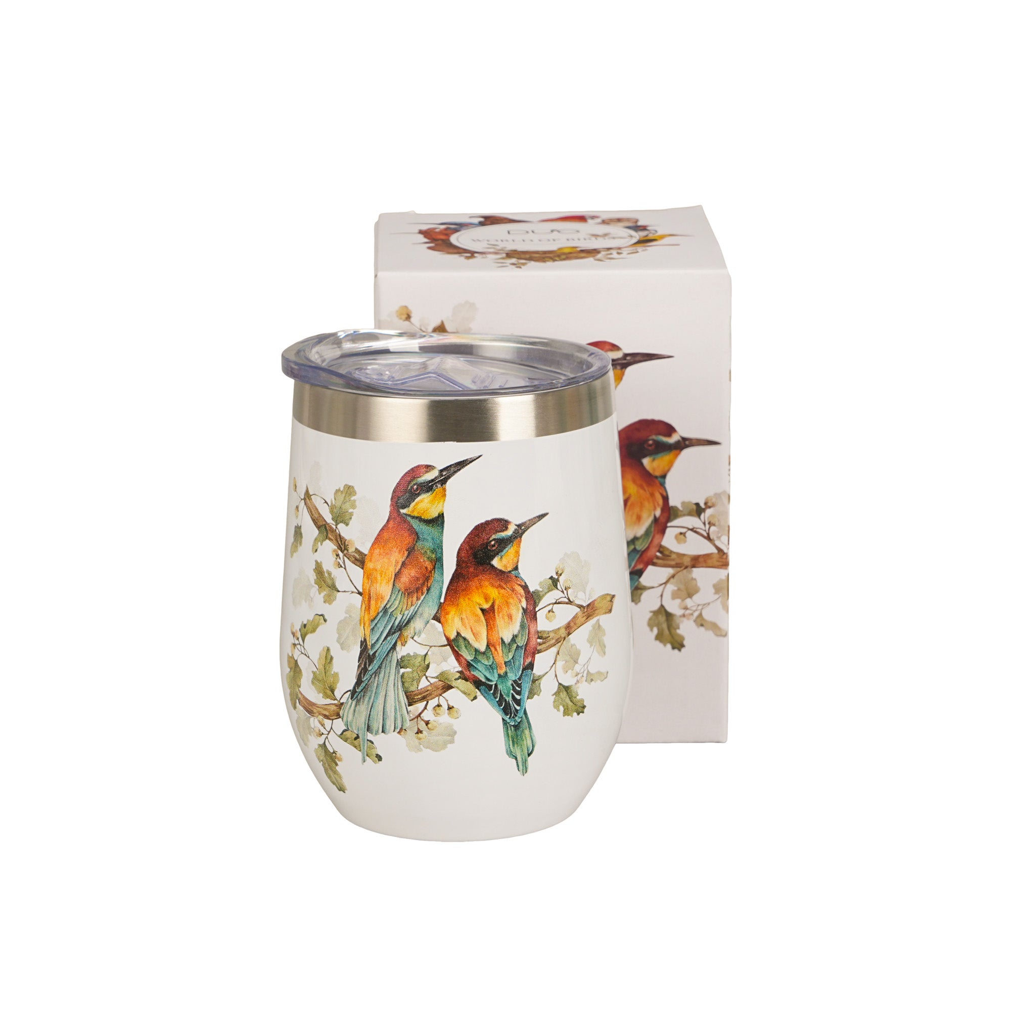 Cană termică Bird's World - EUROPEAN BEE-EATERS,330 ml