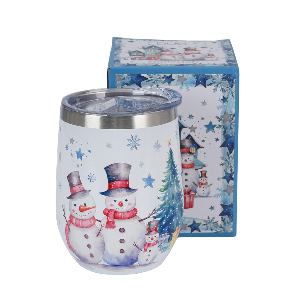 Cana termica, de Craciun,  Snowman, 330 ml