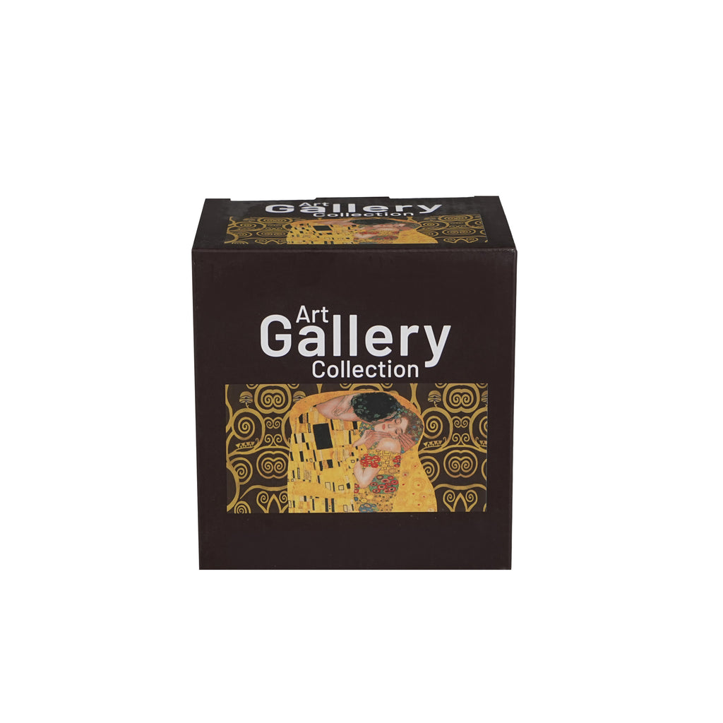 Cana cu infuzor de ceai The Kiss Brown, cu pandantiv inspirat de Klimt, 400 ml