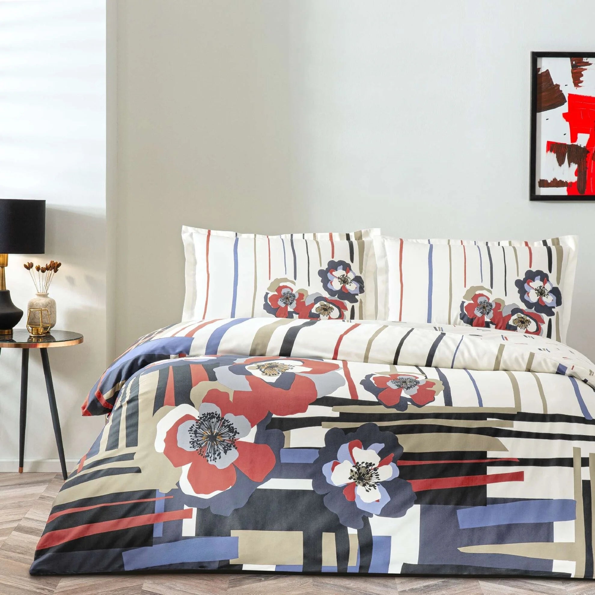 Lenjerie de pat Vanessa TAC Bumbac Satinat - Victoria home deco