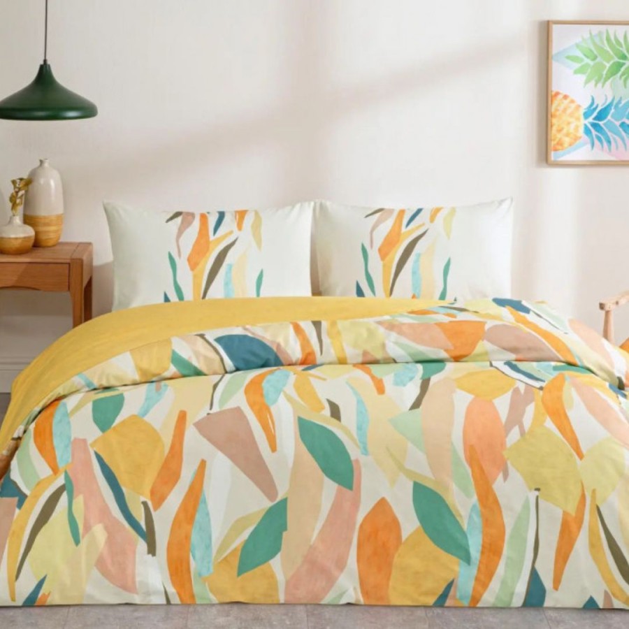 Lenjerie de Pat cu Elastic, TAC Ranforce, Joey geometric multicolor