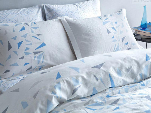 Lenjerie de pat dublu satin de lux, fosforescenta, TAC,Crystal - Victoria home deco