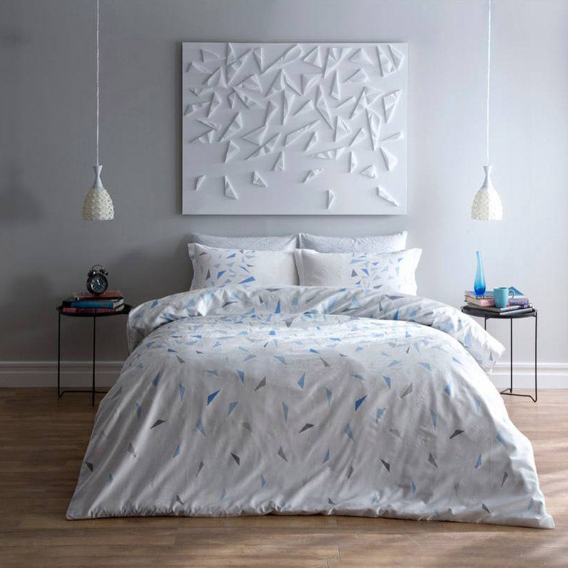 Lenjerie de pat dublu satin de lux, fosforescenta, TAC,Crystal - Victoria home deco