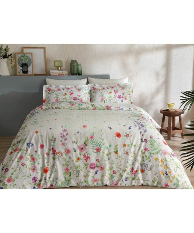 Lenjerie de pat dublu satin de lux, TAC, Lonzo - Victoria home deco