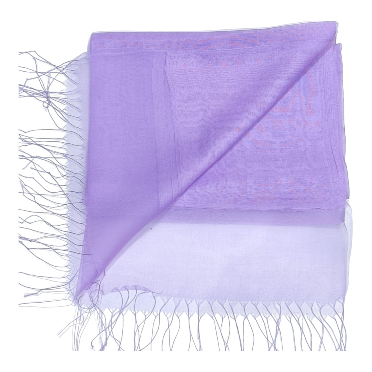 Esarfa din matase naturala, lila