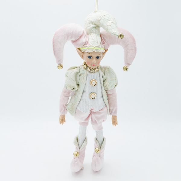 Decoratiune craciun Spiridus Elf Pierot, 41 cm. multicolor