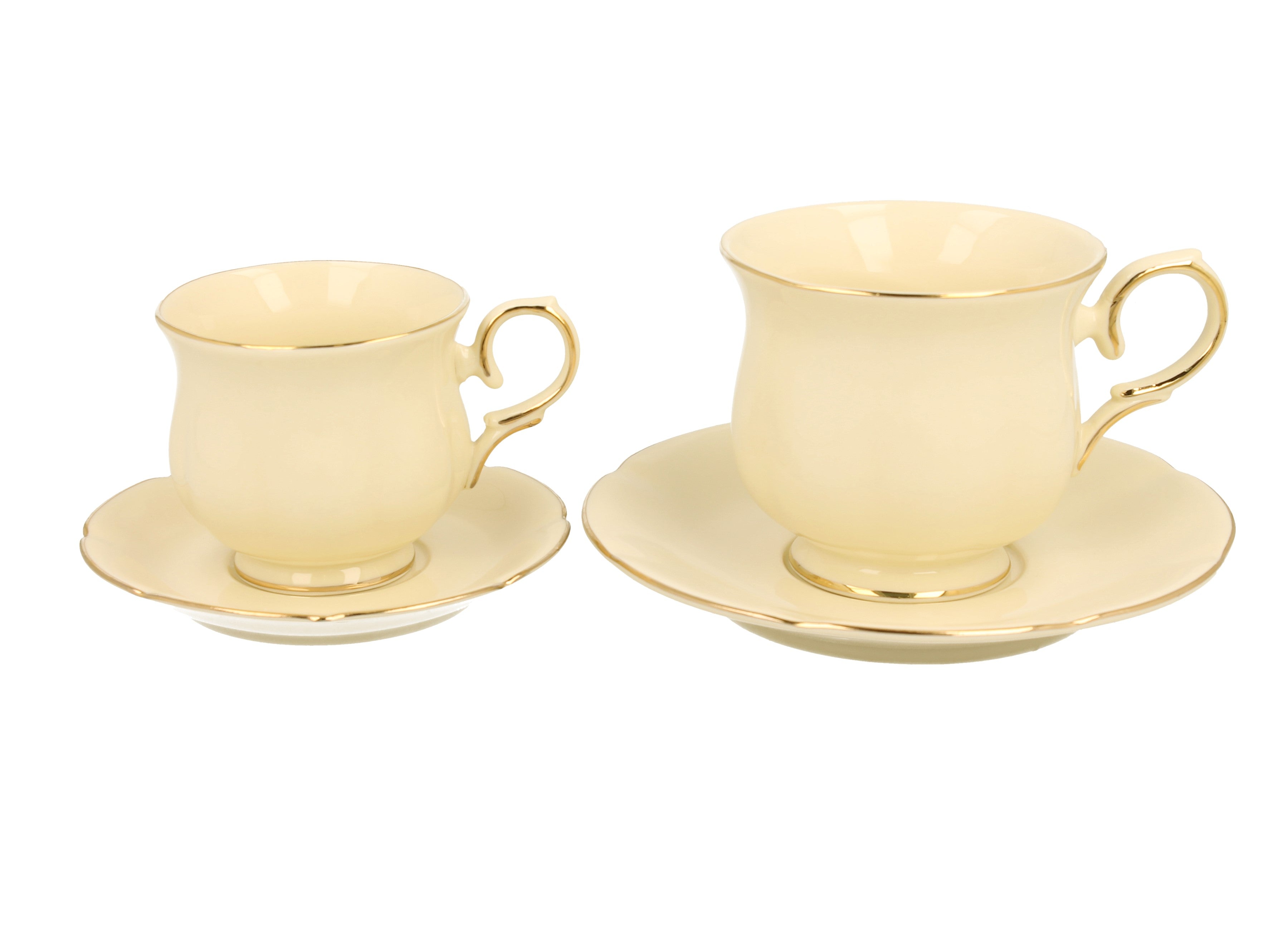 Set de 2 cești cafea din porțelan fin Clark, cu design elegant și detalii rafinate, perfecte pentru servirea ceaiului sau cafelei