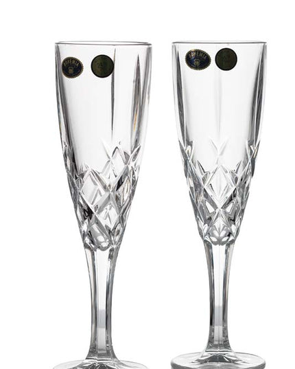 Set 6 pahare cristal sampanie Brixton, 180 ml - Victoria home deco
