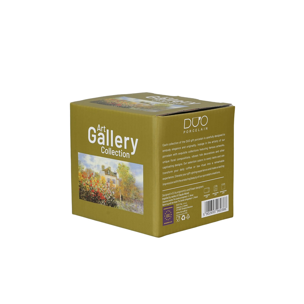 Cana barel portelan 430 ml, cu infuzor C. Monet -Garde Argenteuil, multicolor