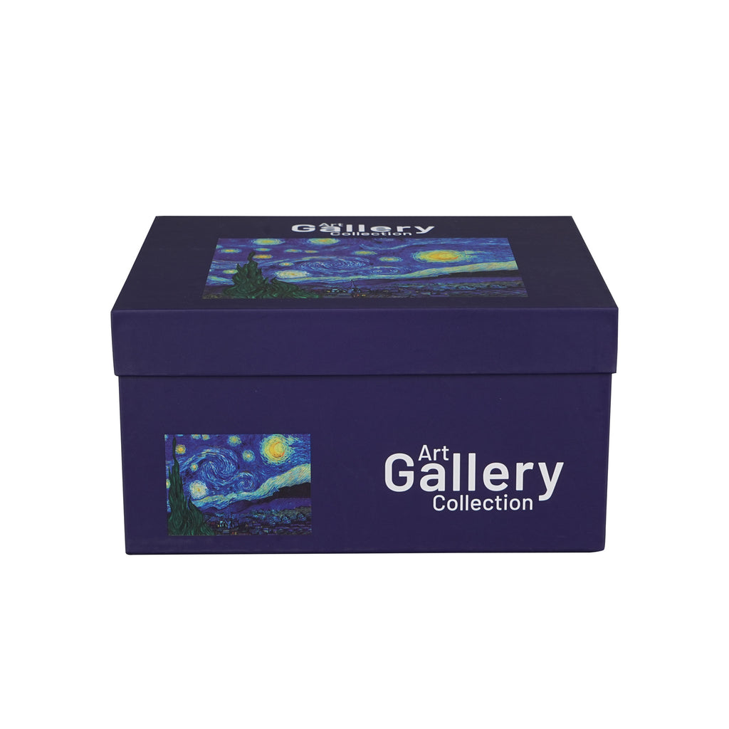 Set de ceainic cu infuzor și 2 căni clasice STARRY NIGHT inspirate de Van Gogh, 360/900 ml
